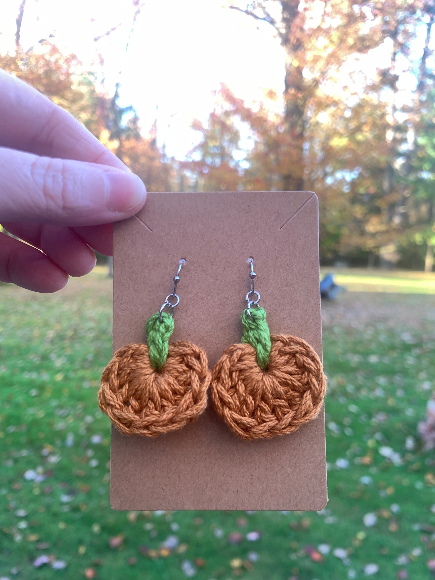 Pumpkin Earrings