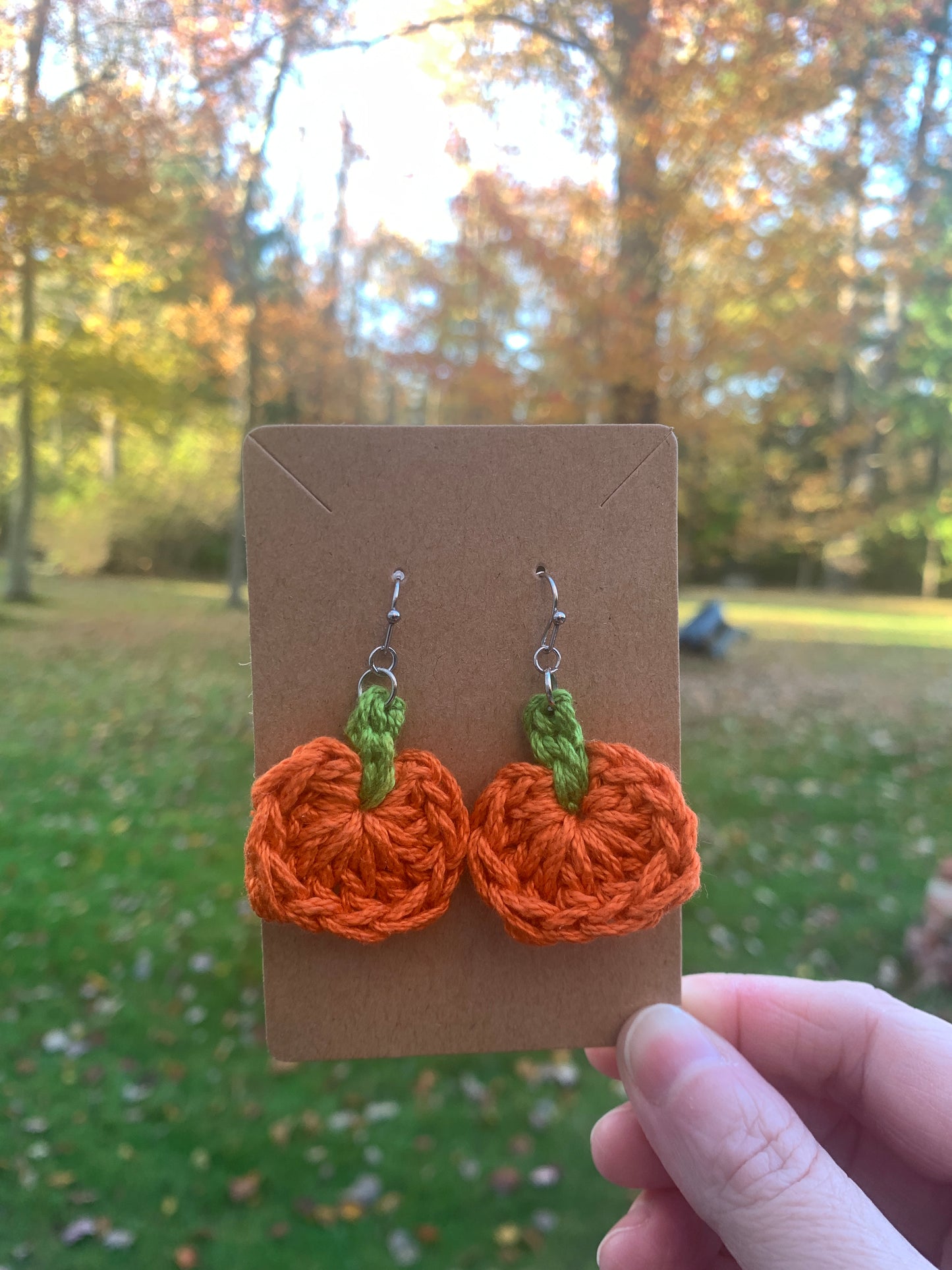 Pumpkin Earrings