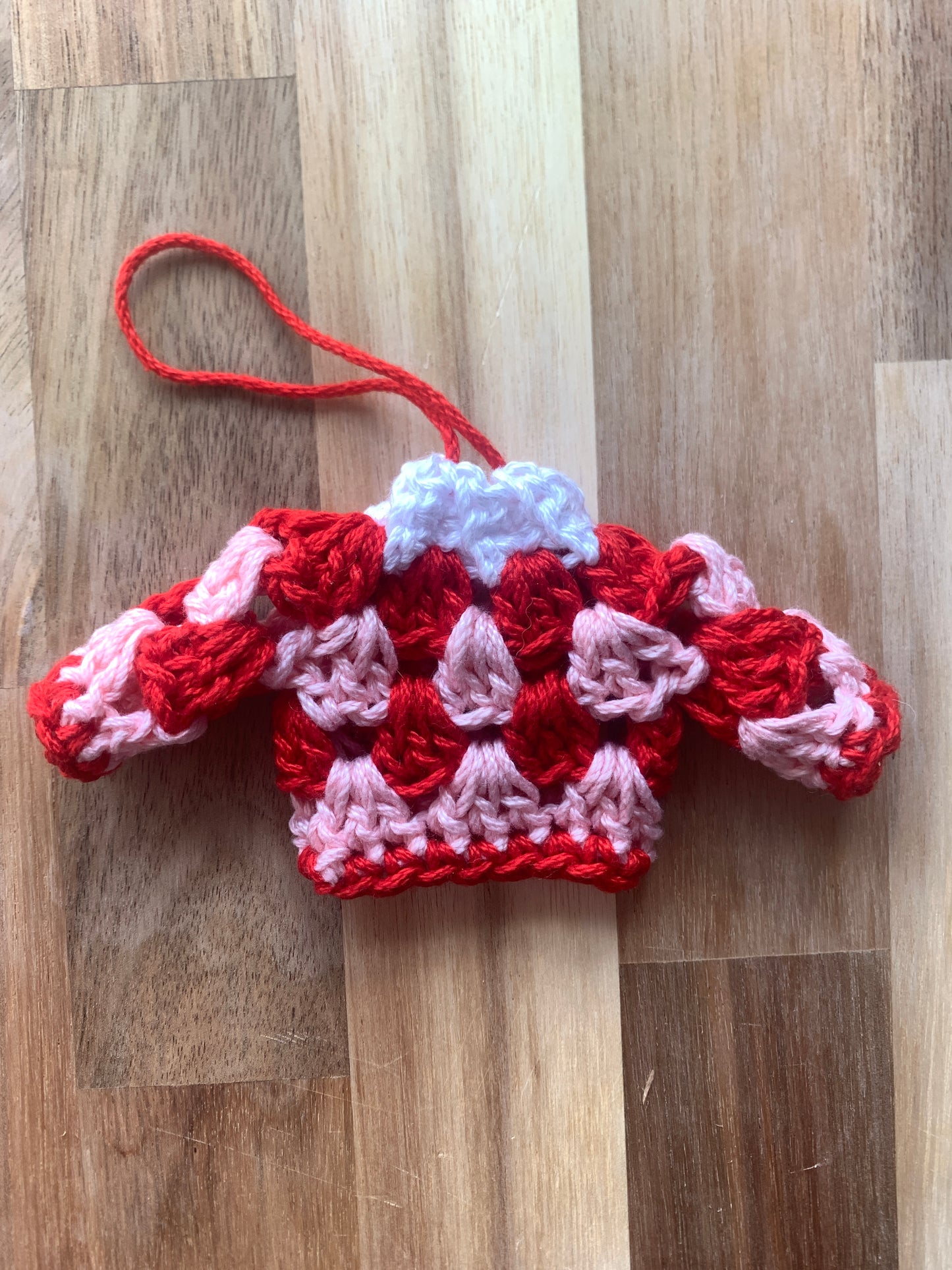Crochet Sweater Ornament