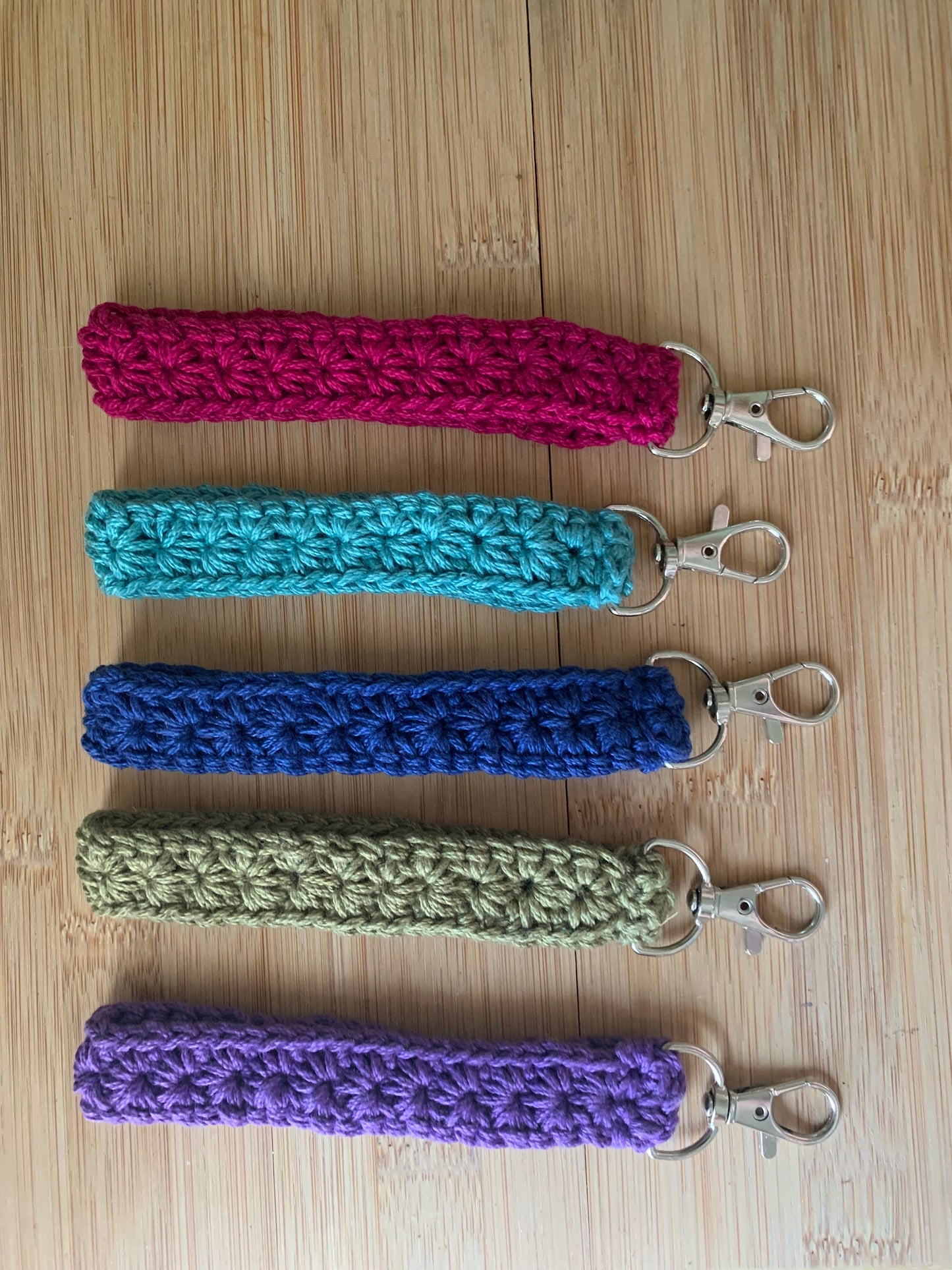 Crochet Keychain Wristlet