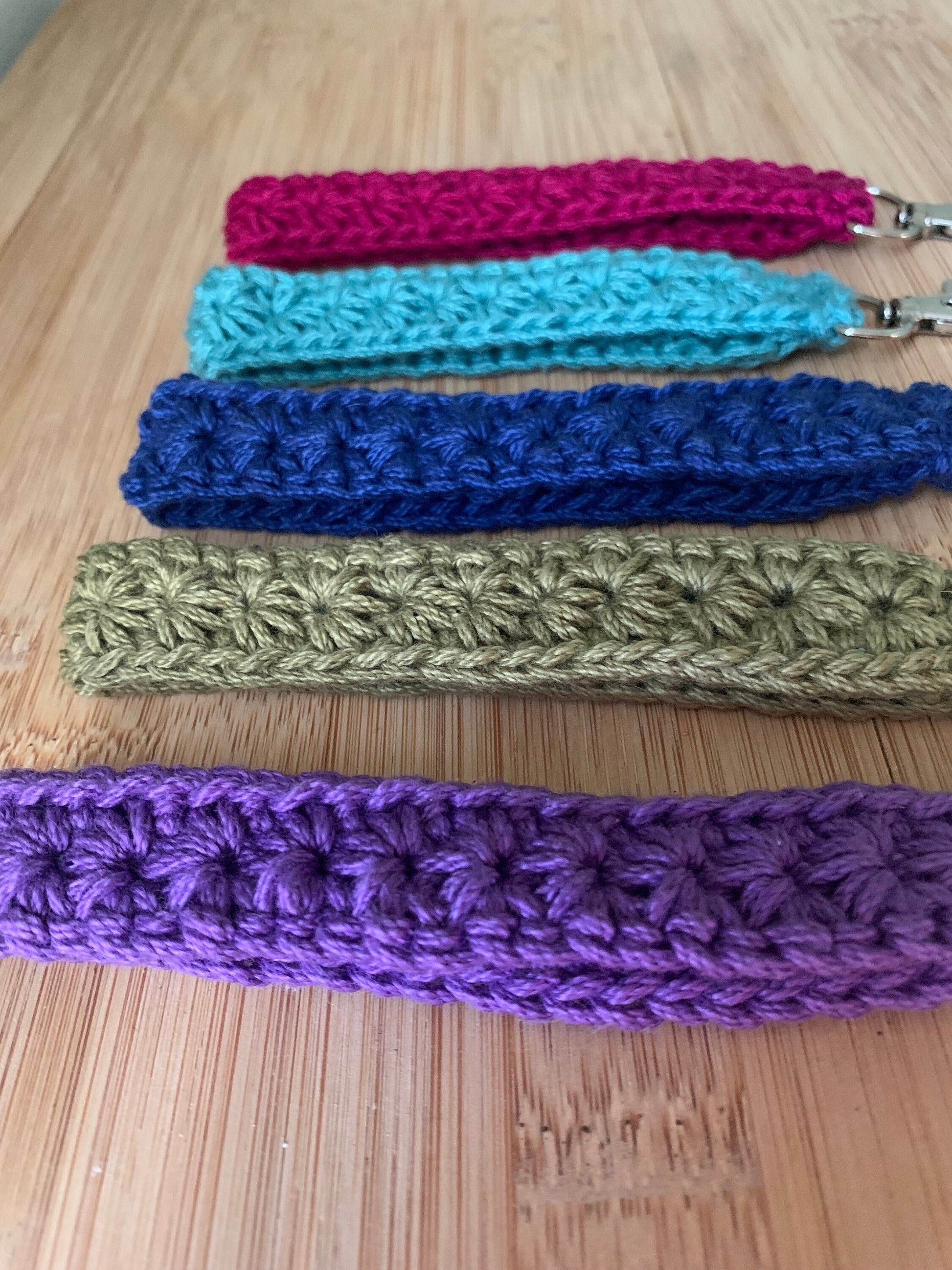 Crochet Keychain Wristlet