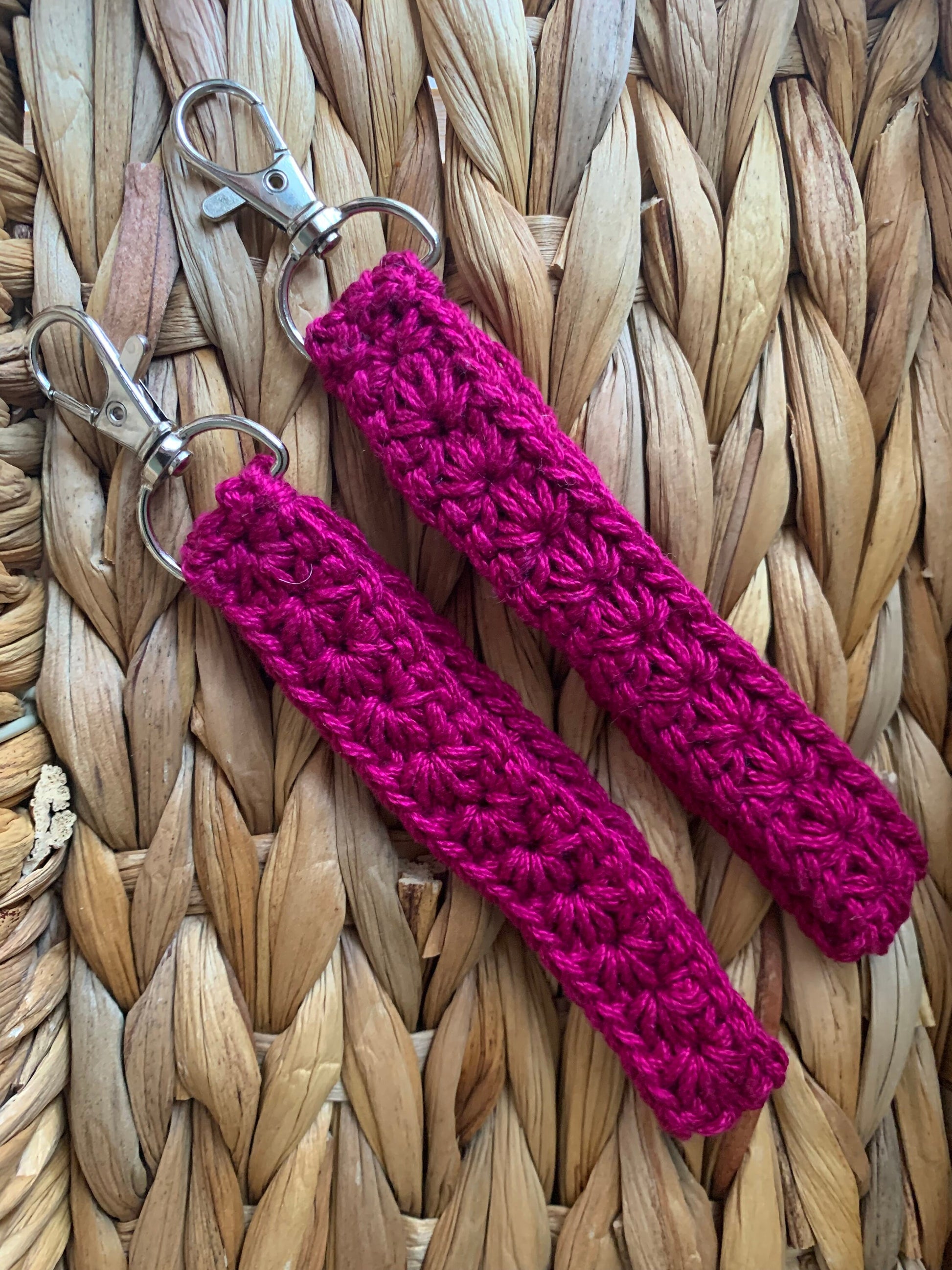 Crochet Keychain Wristlet