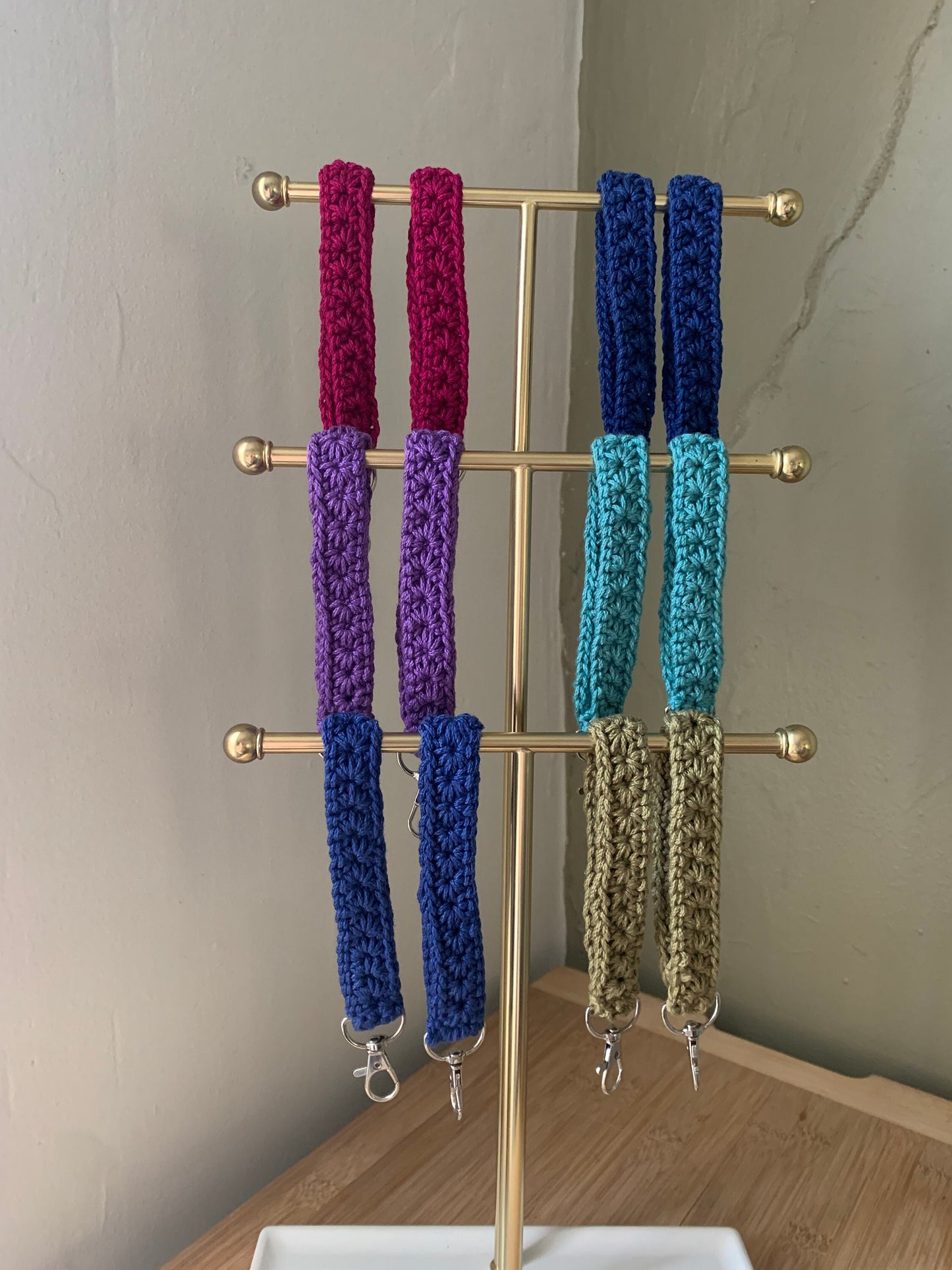 Crochet Keychain Wristlet