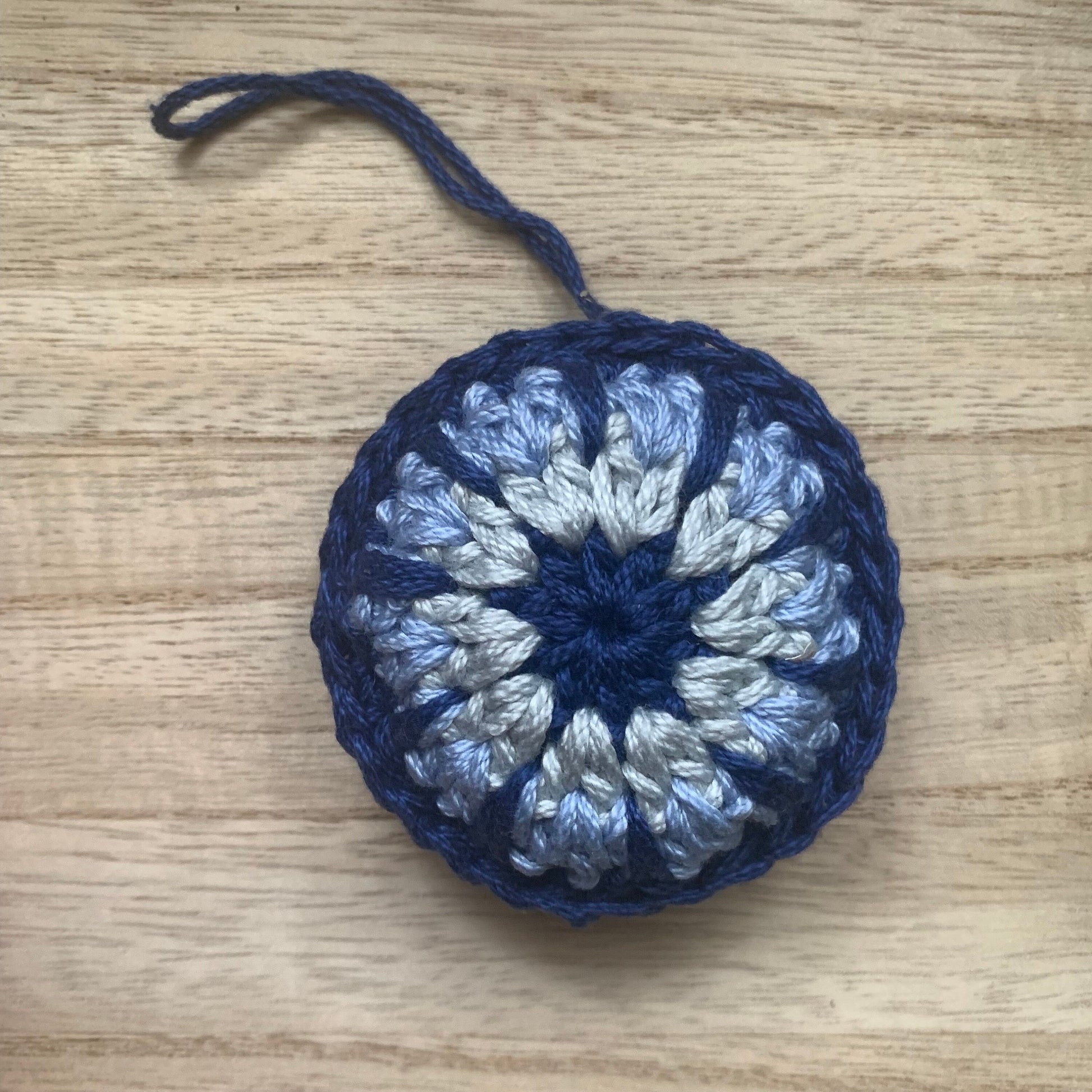 Crochet Bauble Ornament - Crochet Christmas Tree Ornament - Handmade Ornament