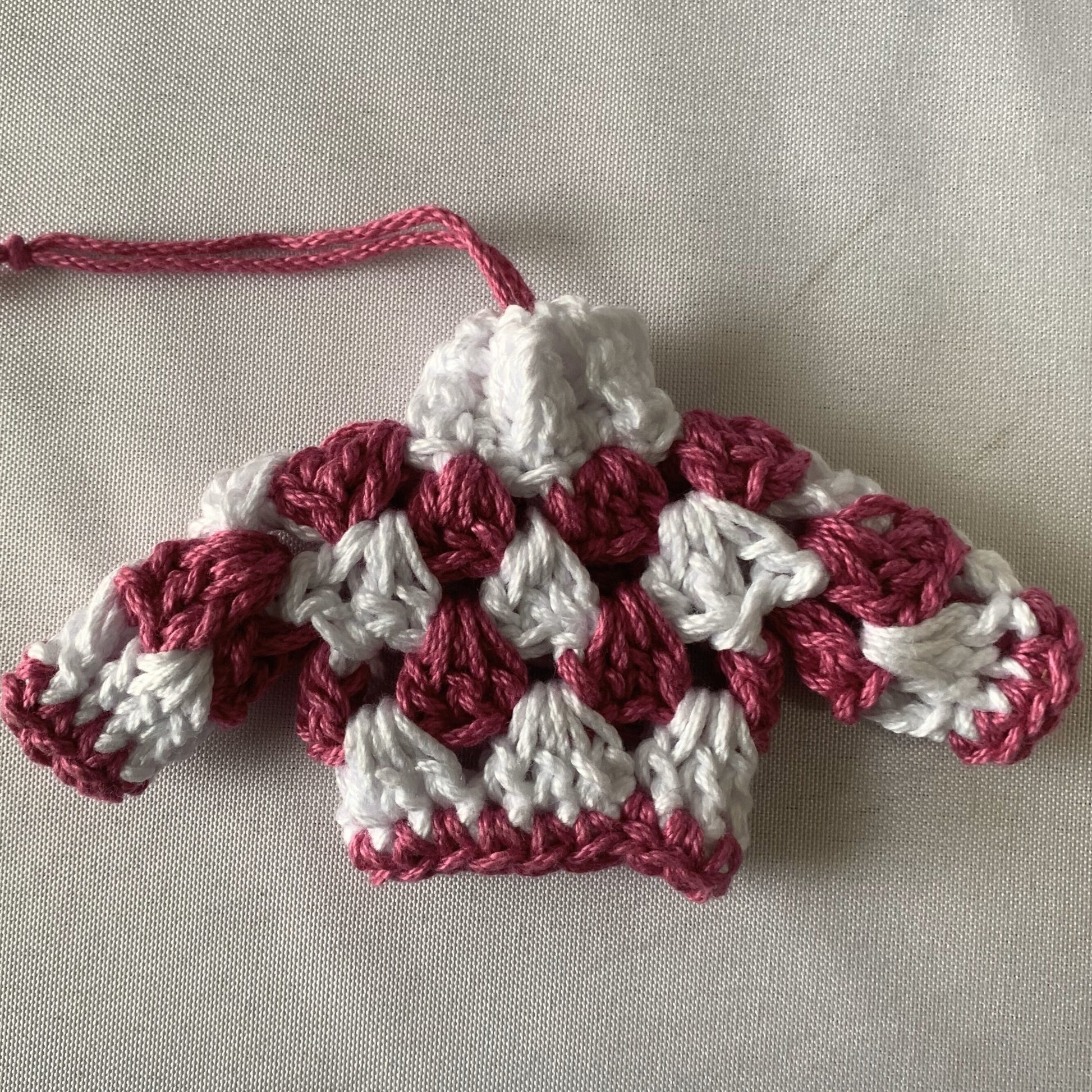 Crochet Sweater Ornament - Ugly Sweater Christmas Ornament - Granny Stitch Crochet Sweater - Handmade Ornament